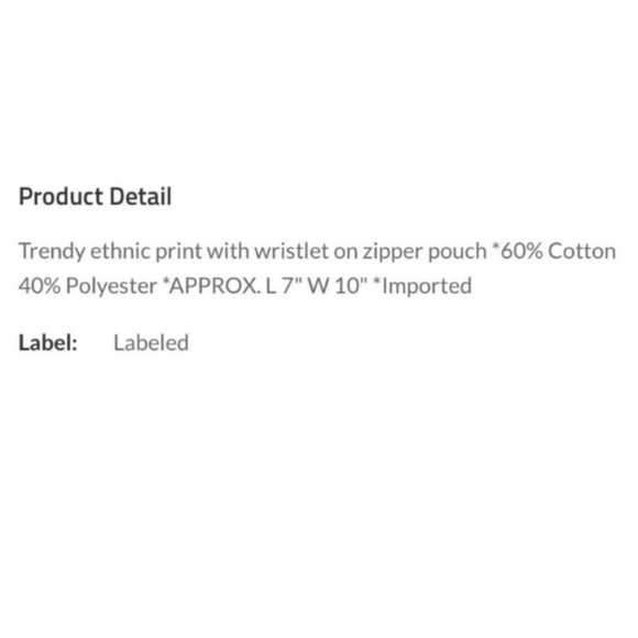 ✌🏼 #3401 Sandy Canyon Boho Aztec Wristlet - Picture 7 of 8